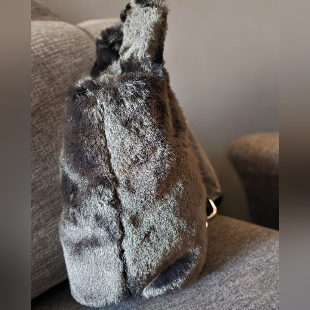 Juicy Couture Warm Up Fur Mini Tote - Picture 2 of 8
